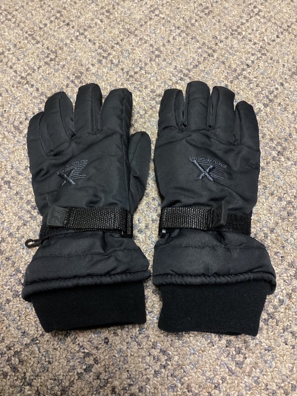 ZeroXposur Black Thinsulate Kids Winter Gloves Size Youth L/XL NWOT